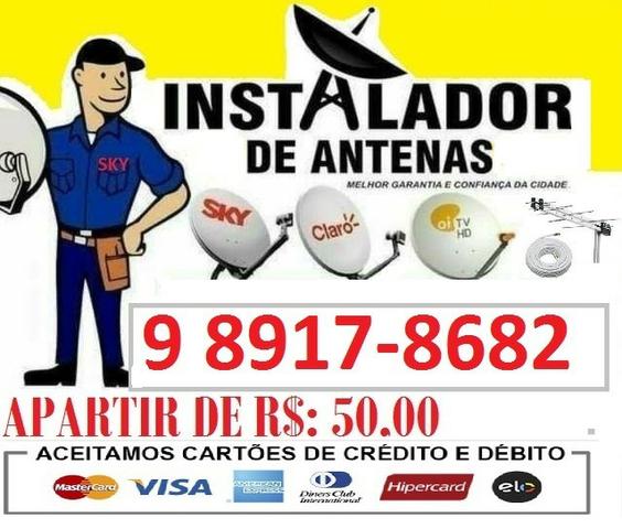 Tecnico sky e claro ,instalador de antenas