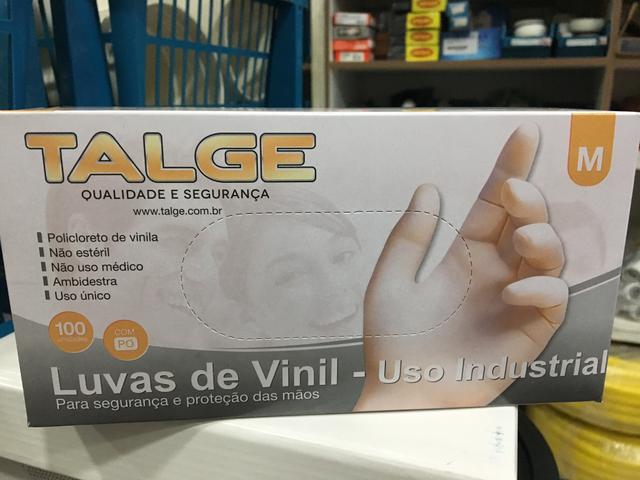 LUVA DE VINIL TAM P e M