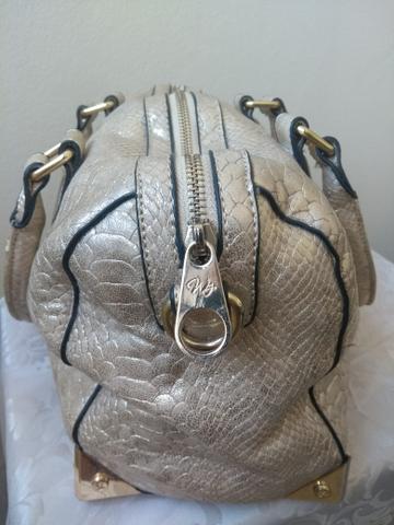 Bolsa metalizada dourada WJ - Foto 2
