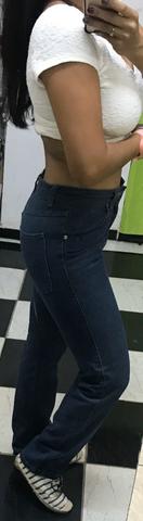 Calça jeans retrô, Hemuche , única, tamanho 38, original