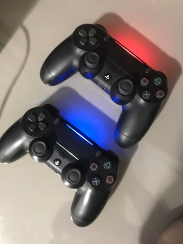 PS4 slim 500g + 2 controles + 9 jogos - Foto 2