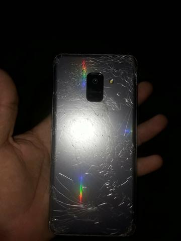 GALAXY A8 2018 V/T trincada top - Foto 2