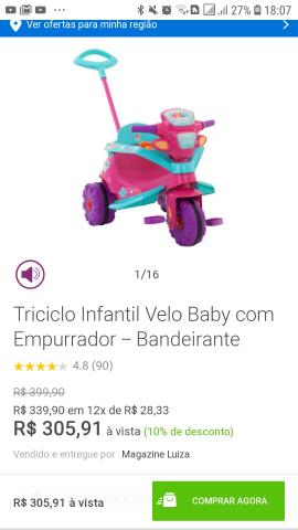 Triciclo da Bandeirantes