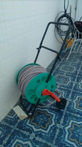 Mangueira com enrolador 100m