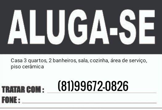 Aluga-se casa na Imbiribeira aluguel 600