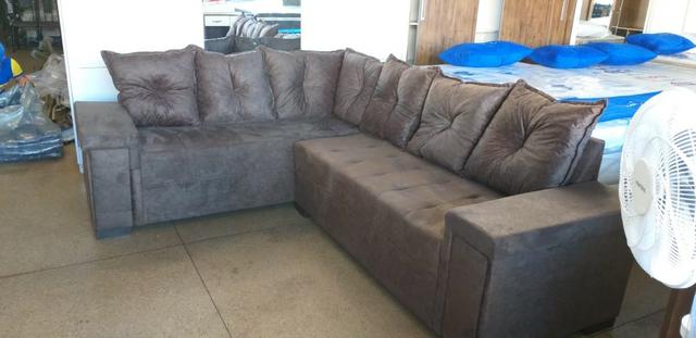 Sofa de canto super confortavel 2.60x2.00 apenas 799 a vista dinheiro - Foto 2