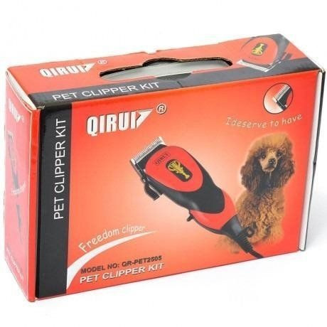 Maquina De Tosa Cães E Gatos Kit Aparador Completo Qirui - Foto 5