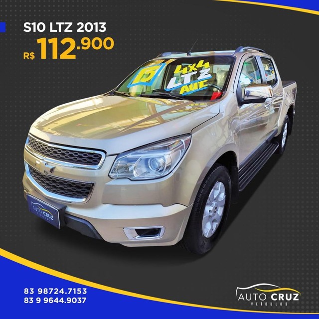 CHEVROLET S10 LTZ 4X4 DIESEL 2013  AUTO CRUZ VEÍCULOS 
