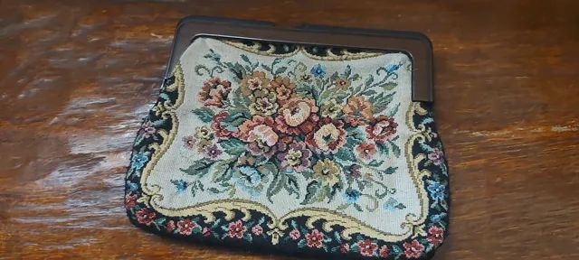 Bolsa gobelin antiga - Foto 5