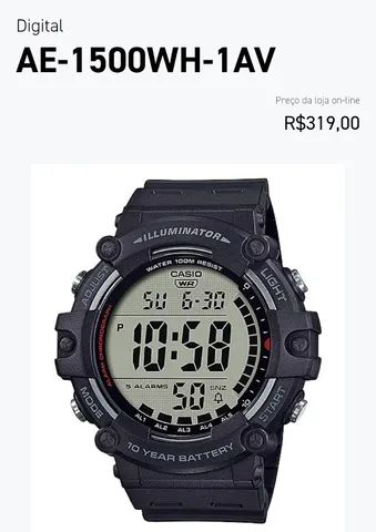 Relógio Casio illuminator 3502 - Foto 4