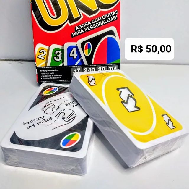 Jogo de cartas Uno - faço a entrega grátis - Artigos infantis - Petrópolis,  Manaus 1255423721