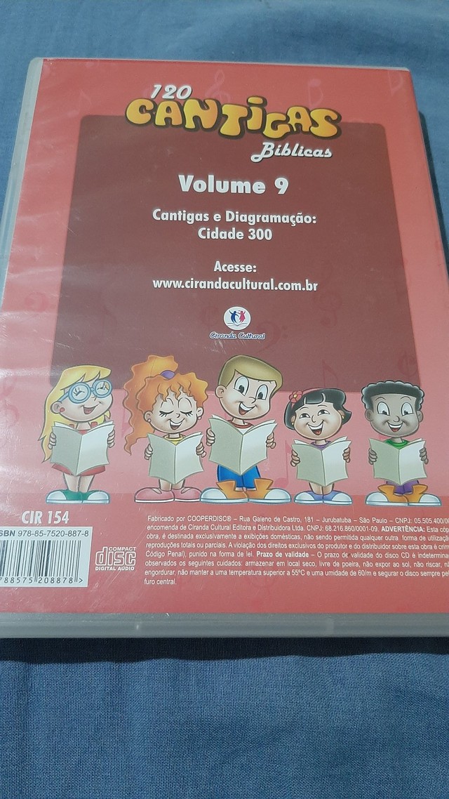 Dvd Cantigas Bíblicas 9 - Foto 2