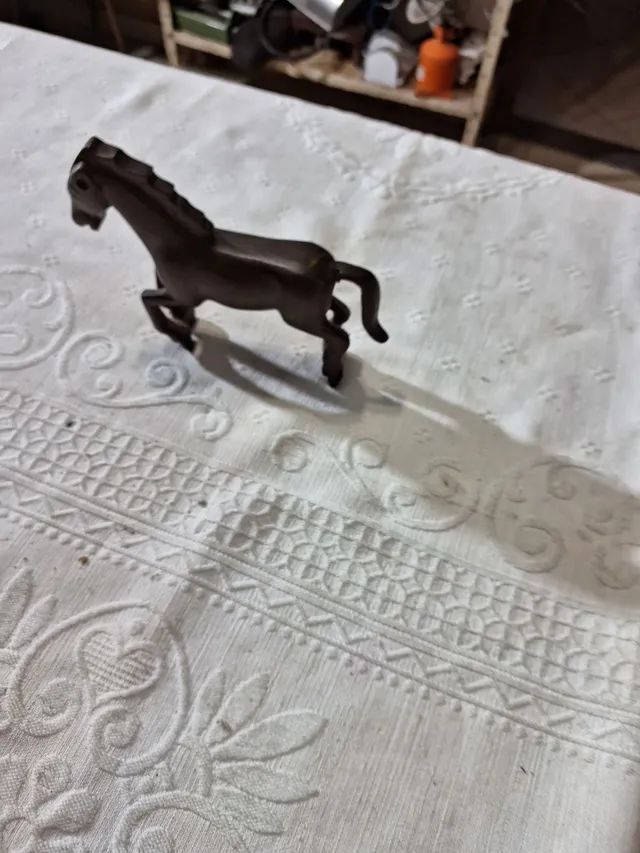 Cavalo ?  em metal .antiguidade  - Foto 5