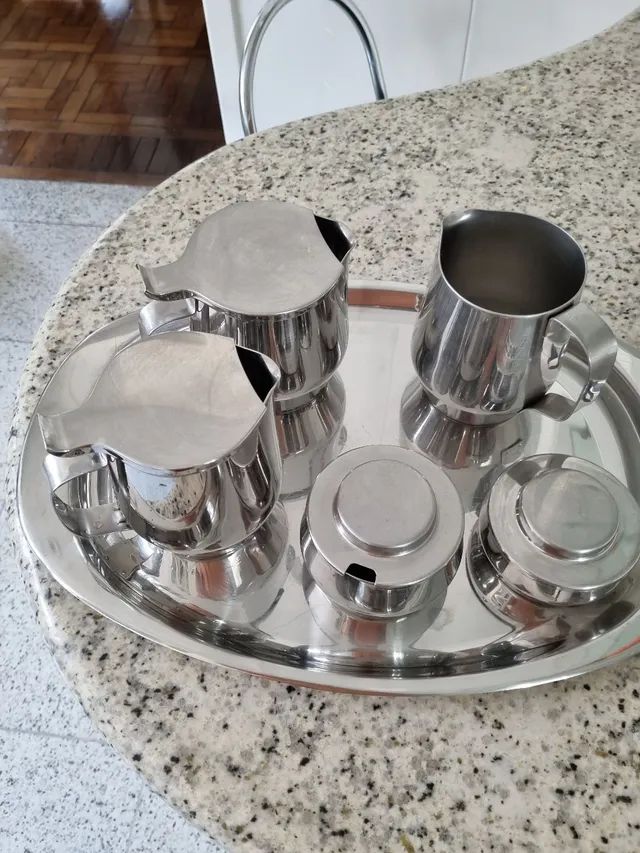 Kit para Chá e Café Tramontina linha Lady Aço Inox - 7 peças