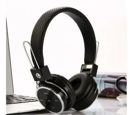 Fone de ouvido bluetooth com entrada cartão headset headphone - Foto 3
