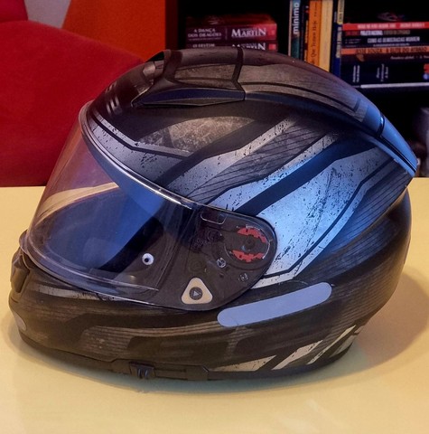 Capacete LS2 Vector FF397 Evo Razor Preto/Cinza Fosco (Tri-composto) - TAM 58 - Foto 5