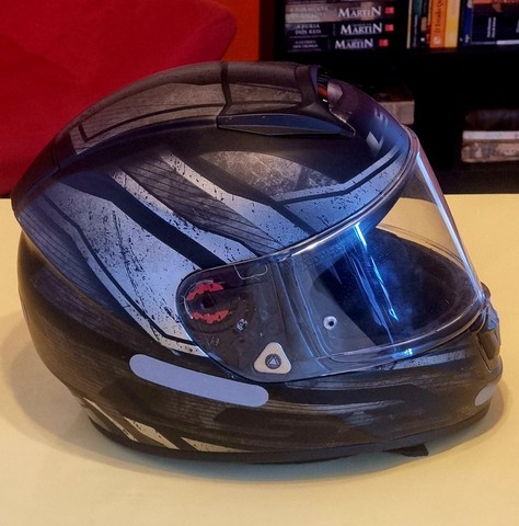 Capacete LS2 Vector FF397 Evo Razor Preto/Cinza Fosco (Tri-composto) - TAM 58 - Foto 3