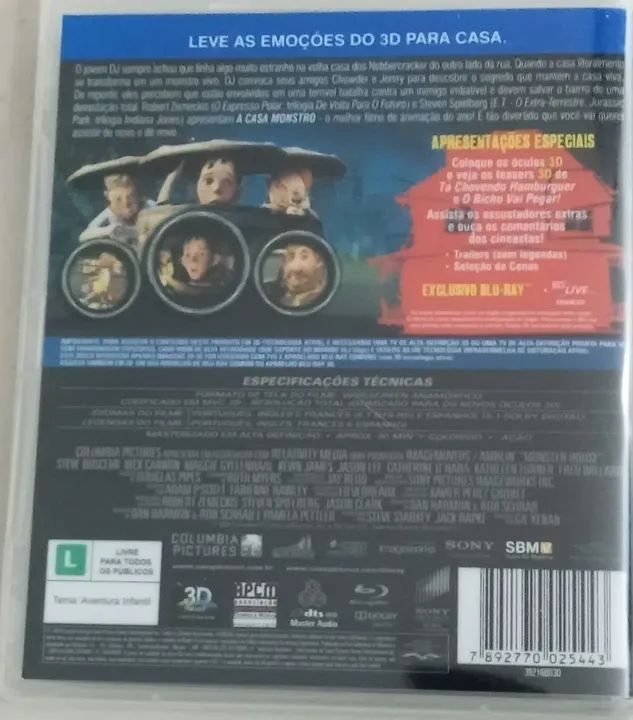 Bluray 3D - A Casa Monstro  - Foto 3