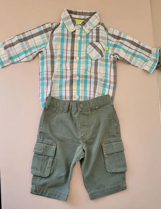 Conjunto bory e bermuda Carter's 