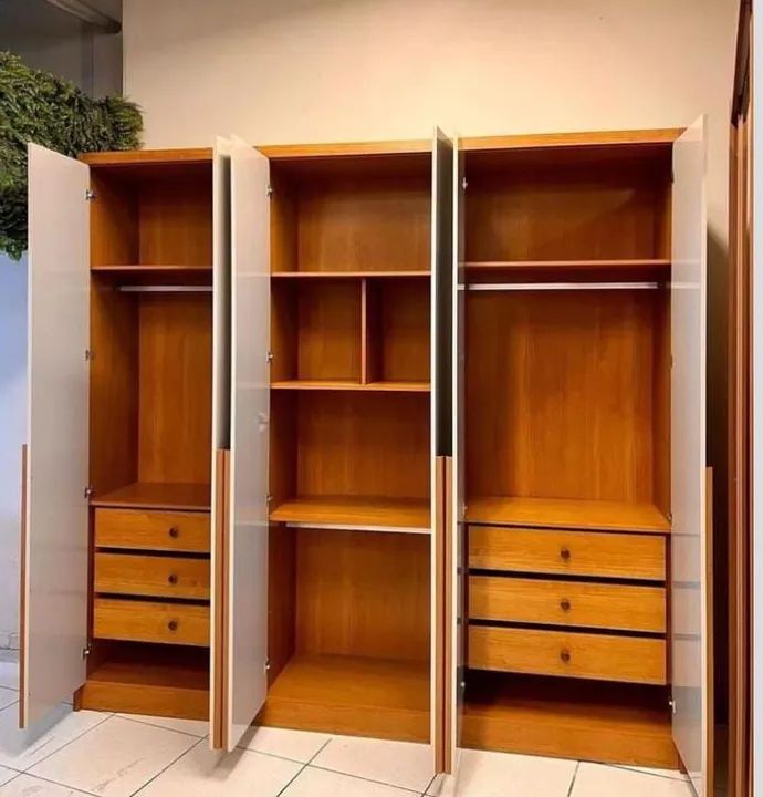 Guarda-Roupas 6 Portas Amadeirado - Foto 4