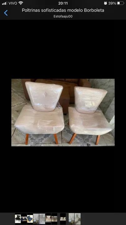Poltrona modelos borboleta lindas sofisticadas modernas  - Foto 2