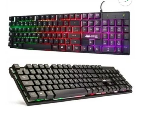 teclado  gamer knup KP-2043 com luz RGB - Foto 3