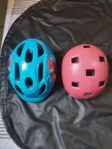 Capacete de proteção 2 peças em boas condições 