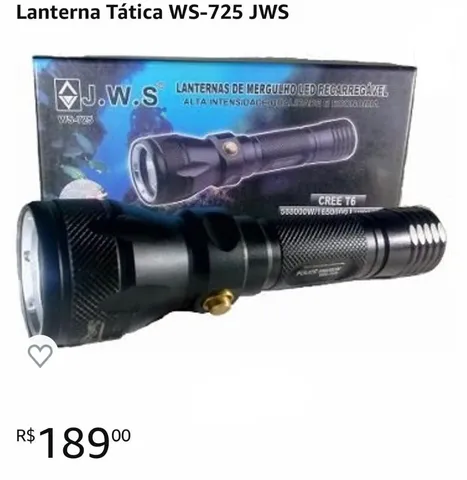 Lanterna Tática WS-725 JWS