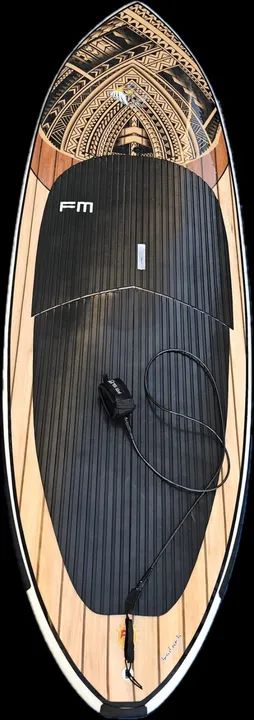 Prancha Stand Up FM Wave 8'6" Maori + Capa Térmica e Acessórios. PERFEITO ESTADO!