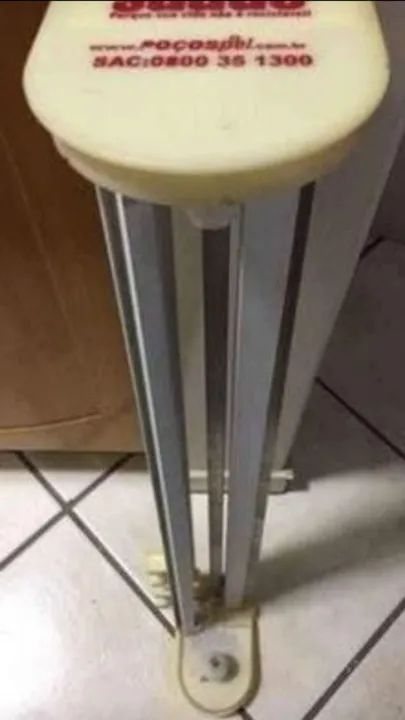 Suporte para lençol em alumínio 70cm com guilhotina - Foto 3