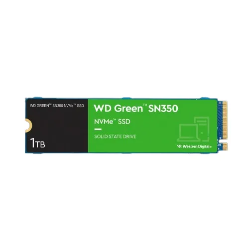 SSD WD 1TB Green M.2 2280 SN350 Nvme Pcie WDS100T2G0C Loja Coimbra Computadores Instalamos