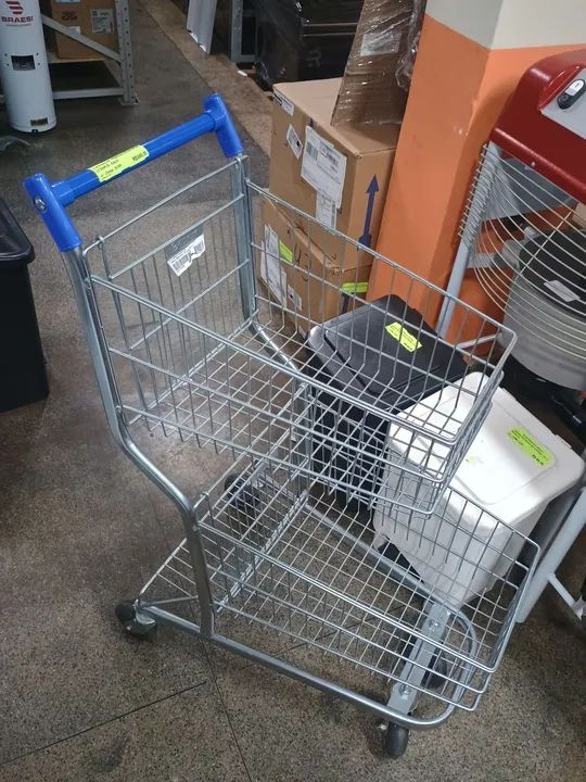 Carrinho Para Compraa 90 litros - novo 