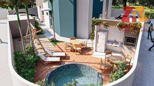 Apartamento com 2 dormitórios à venda por R$ 132.000 - Gramame - João Pessoa/PB - Foto 2