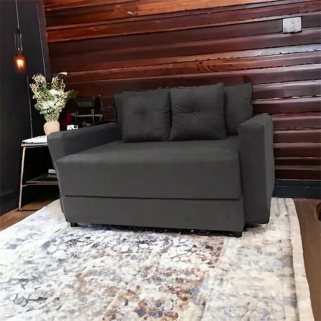 Sofá 2 lug Cama Casal! Além de prático deixa o seu ambiente mais lindo. Novos de fábrica . - Foto 5