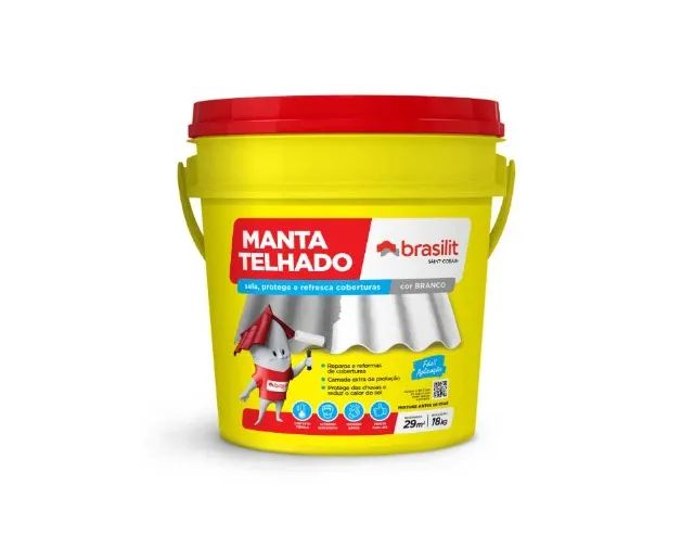Impermeabilizante Manta Telhado 18kg Brasilit - Foto 2