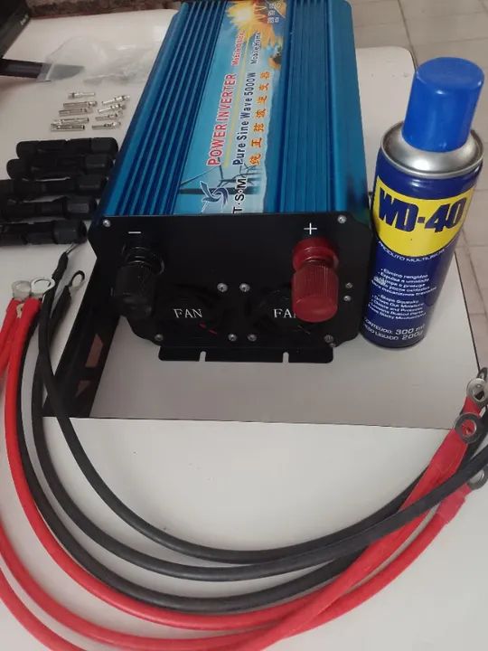Inversor 5000W Senoidal Pura NOVA com conectores MC4 e cabos - Foto 2