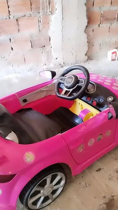 Carrinho Elétrico Audi TT RS Rosa - Foto 2
