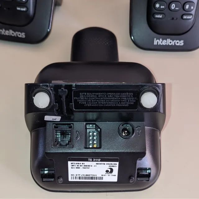 Kit Telefone Sem Fio + 5 Ramais - Intelbras - Foto 4