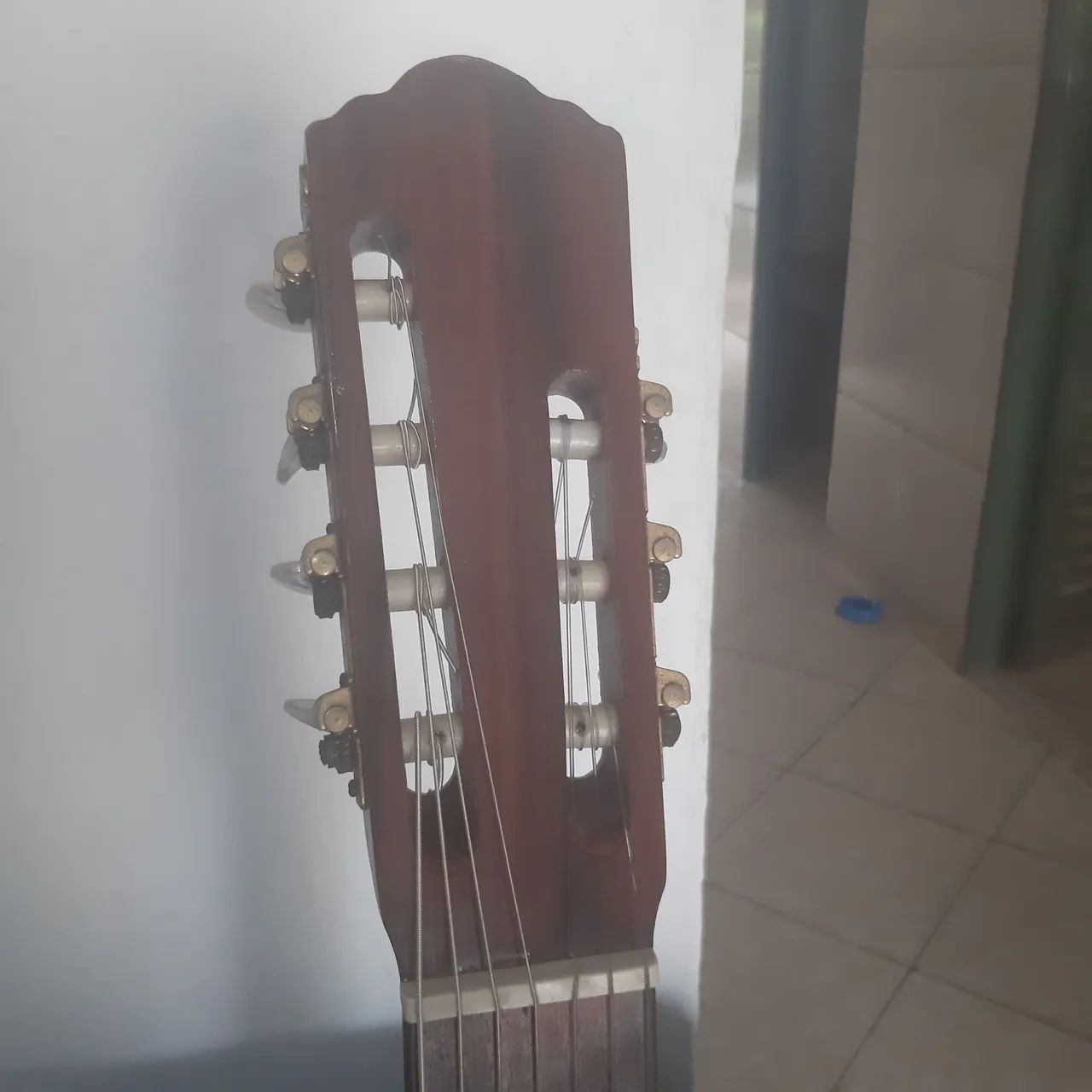 Violão digiorgio7 cordas feito em madeira de lei ,de nailon top sem marcas material  - Foto 5