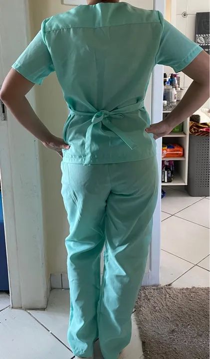 Pijama cirúrgico scrub usado - Foto 2
