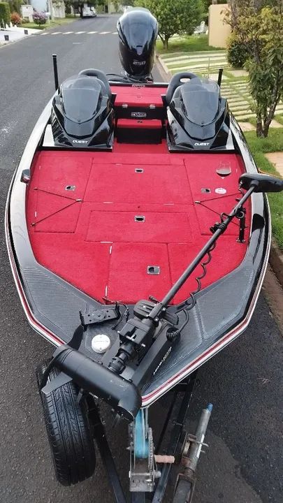 Bass boat Quest z19 bassboat lancha - Foto 3