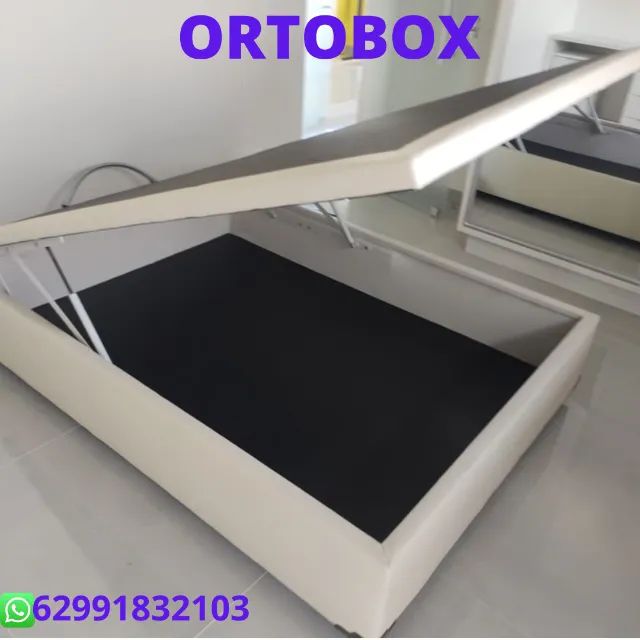 Cama Box Baú Casal inteiro tamanho padrão - Foto 3