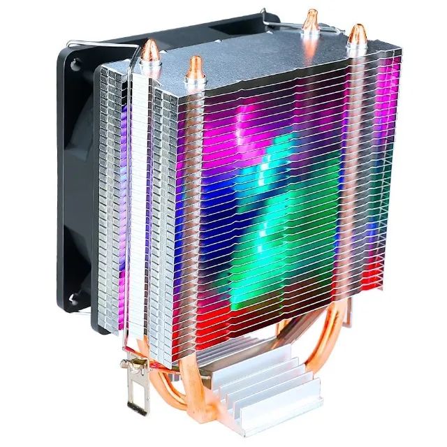 Air Cooler Rise Mode Z5 90mm Led Rainbow Intel/AMD LGA1200/1366/775 | AM4 - WZetta - Foto 6