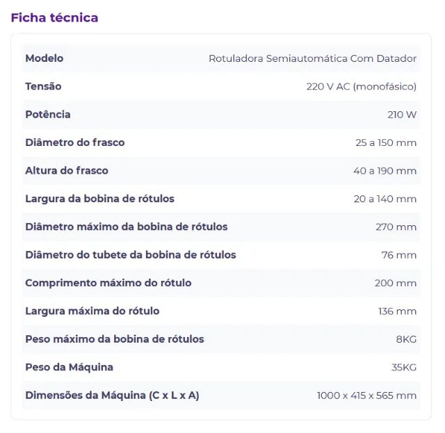 Rotuladora Semiautomática Com Datador Cetro - Foto 6
