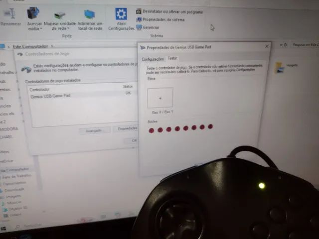 Controle Genius Usb G-08 Para Pc  - Foto 5