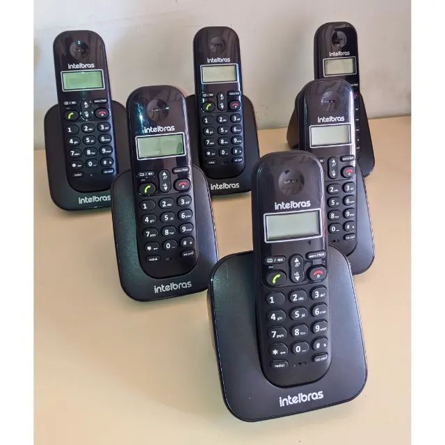 Kit Telefone Sem Fio + 5 Ramais - Intelbras - Foto 3