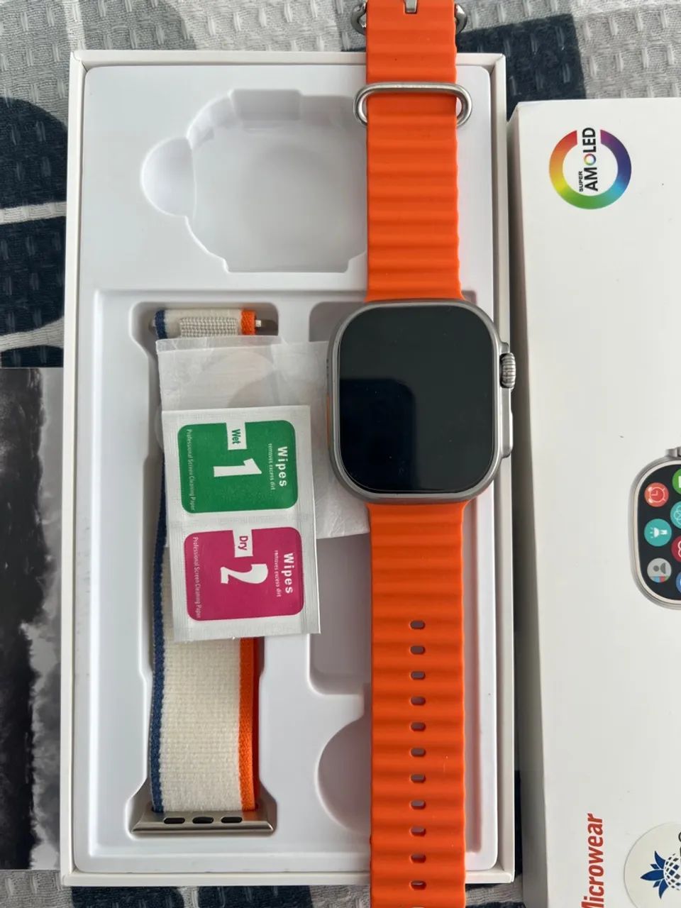 Relógio Smartwatch W69 Ultra Plus 49mm Tela Amoled Series 10 - Foto 2