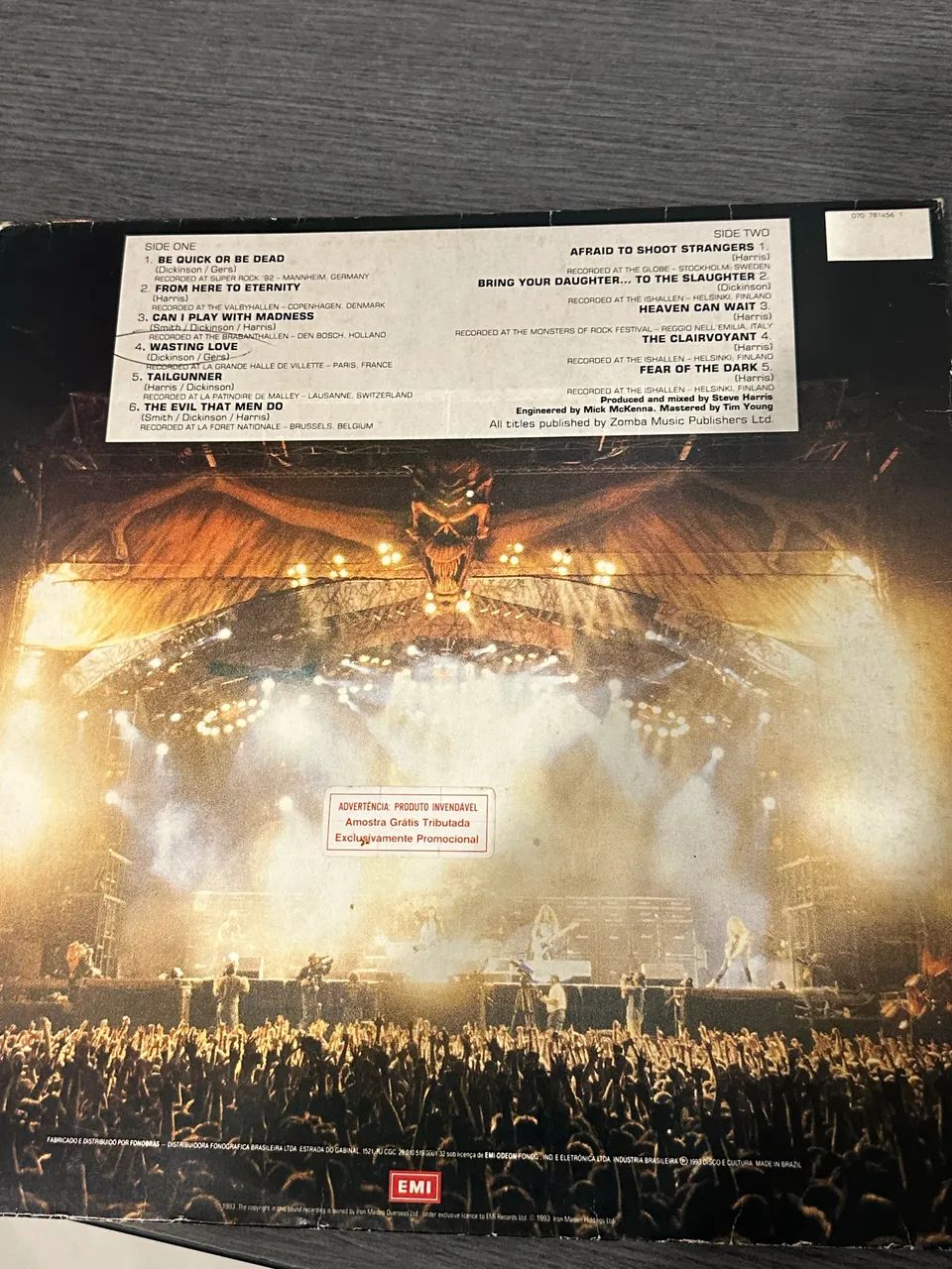 ☆新品未使用☆LP☆IRON MAIDEN☆ LP Iron Maiden - Live After Death (2LP) - Zeitgeist Music