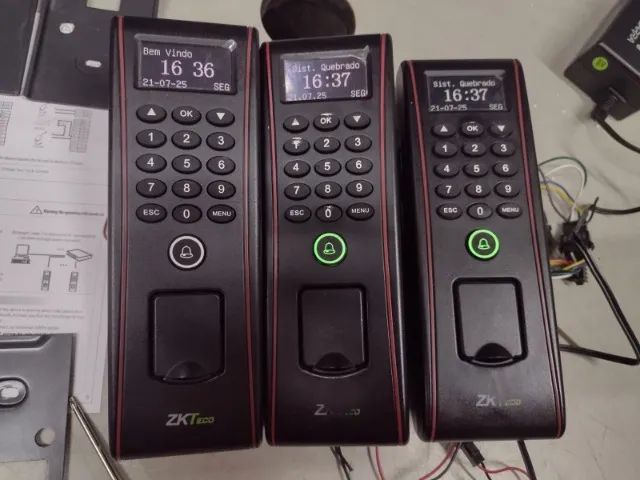 lote controle de acesso ZKTECO mod. TF1700 perfeito estado - Foto 2