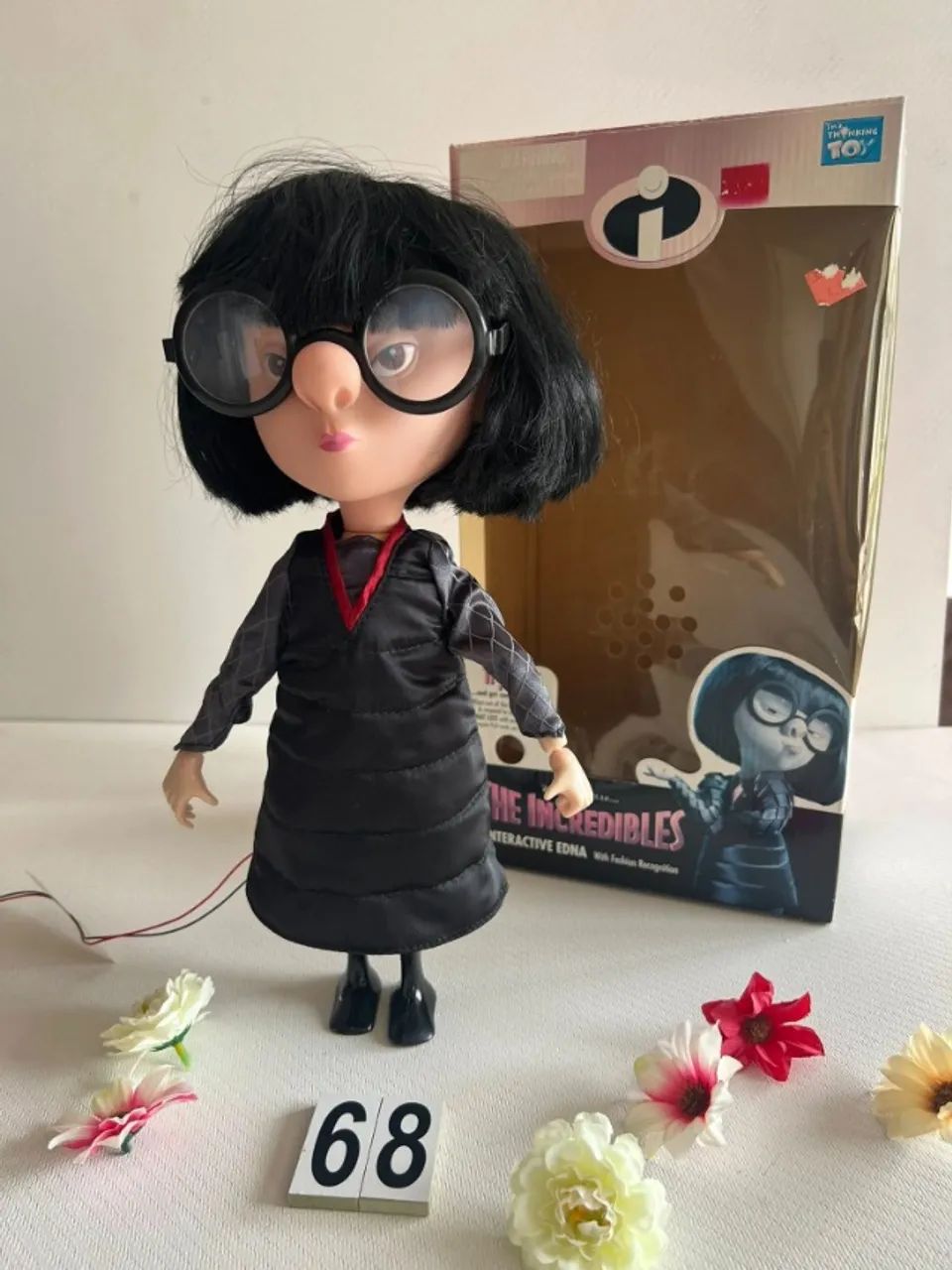 BONECA EDNA OS INCRIVEIS THINKWAY TOYS INTERATIVA, TIRADA DA CAIXA SO PRA TESTAR, FALA VAR - Foto 3